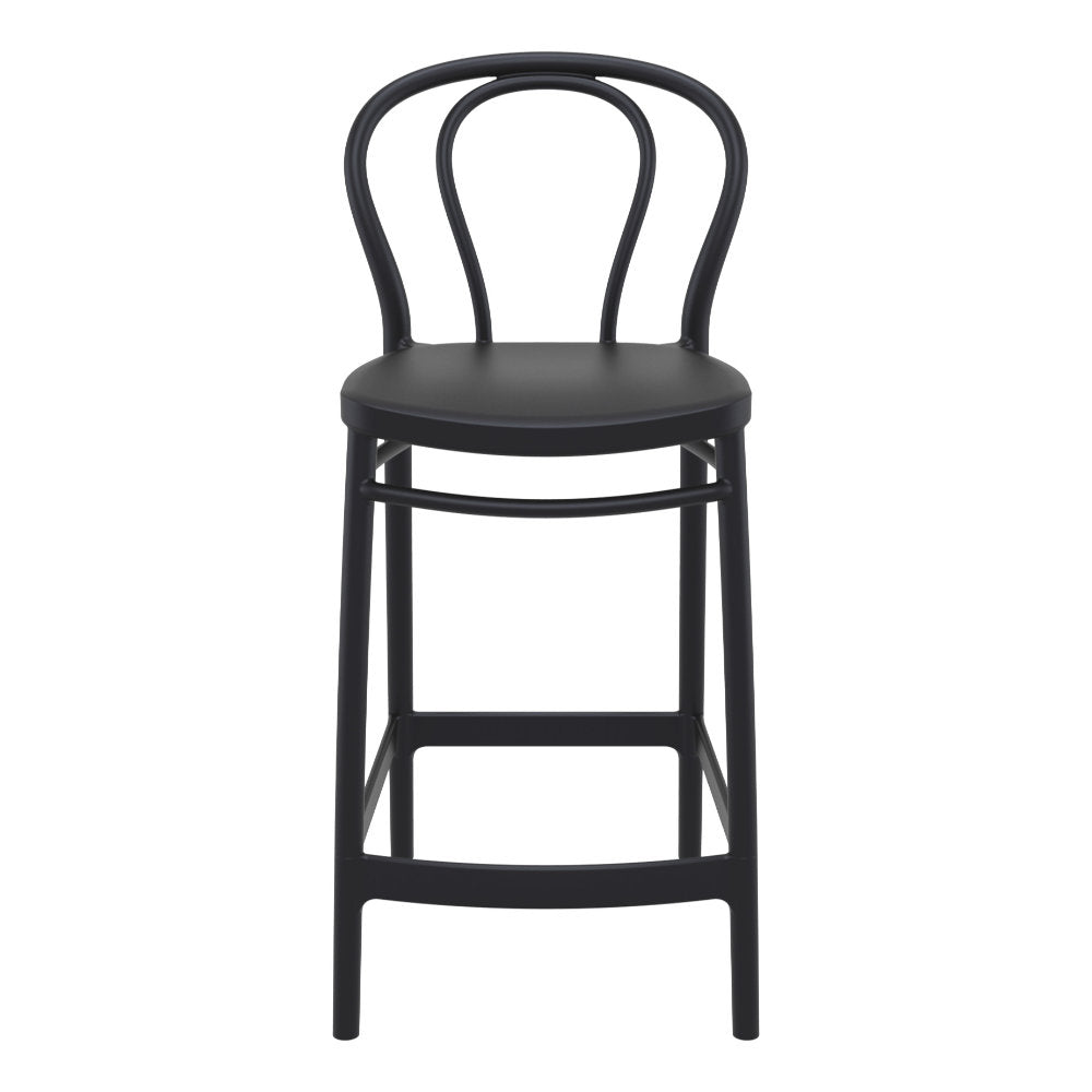 Compamia Victor Counter Stool Black/Dark Gray/Taupe/Olive Green/White - Set of 2