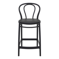 Compamia Victor Counter Stool Black/Dark Gray/Taupe/Olive Green/White - Set of 2