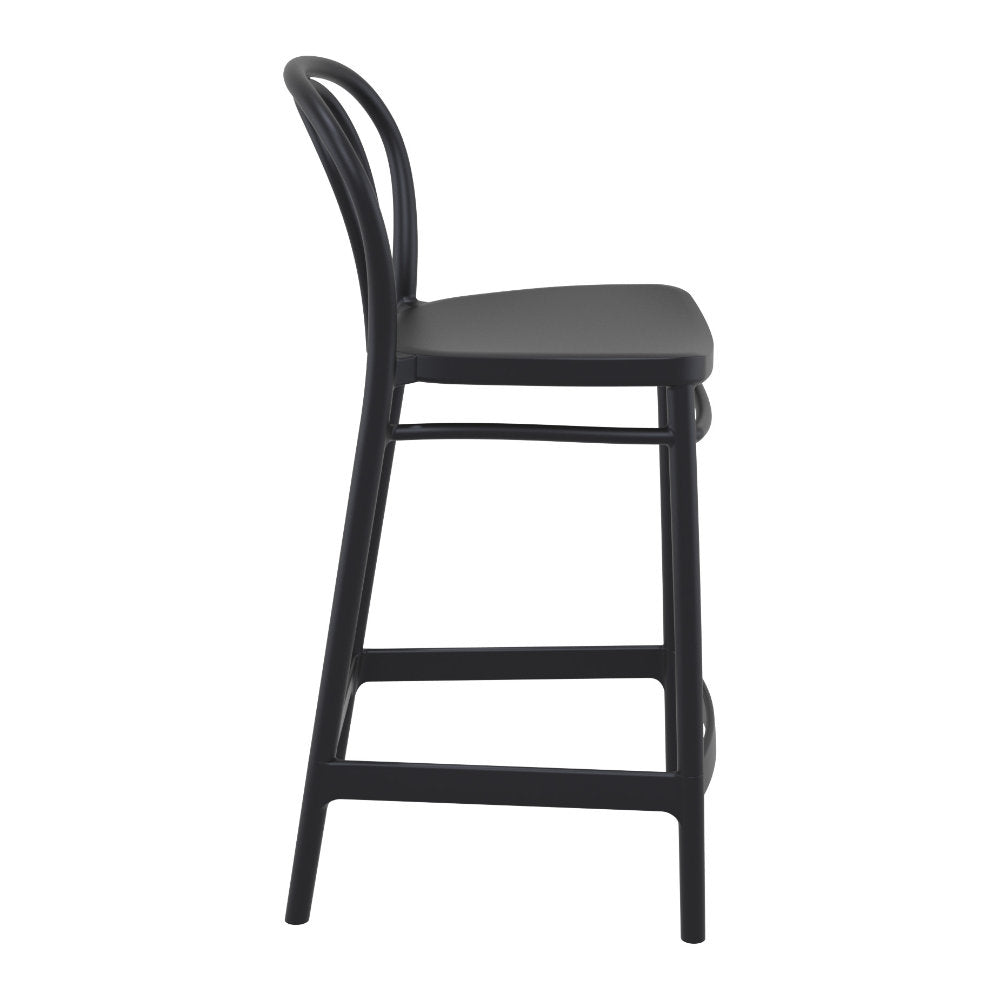 Compamia Victor Counter Stool Black/Dark Gray/Taupe/Olive Green/White - Set of 2