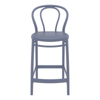 Compamia Victor Counter Stool Black/Dark Gray/Taupe/Olive Green/White - Set of 2