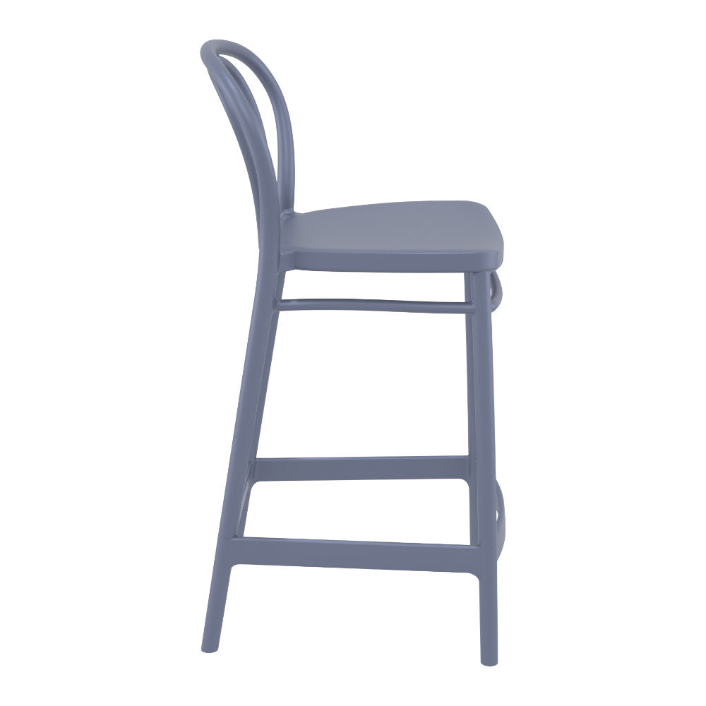 Compamia Victor Counter Stool Black/Dark Gray/Taupe/Olive Green/White - Set of 2