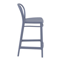Compamia Victor Counter Stool Black/Dark Gray/Taupe/Olive Green/White - Set of 2