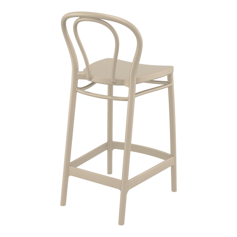 Compamia Victor Counter Stool Black/Dark Gray/Taupe/Olive Green/White - Set of 2