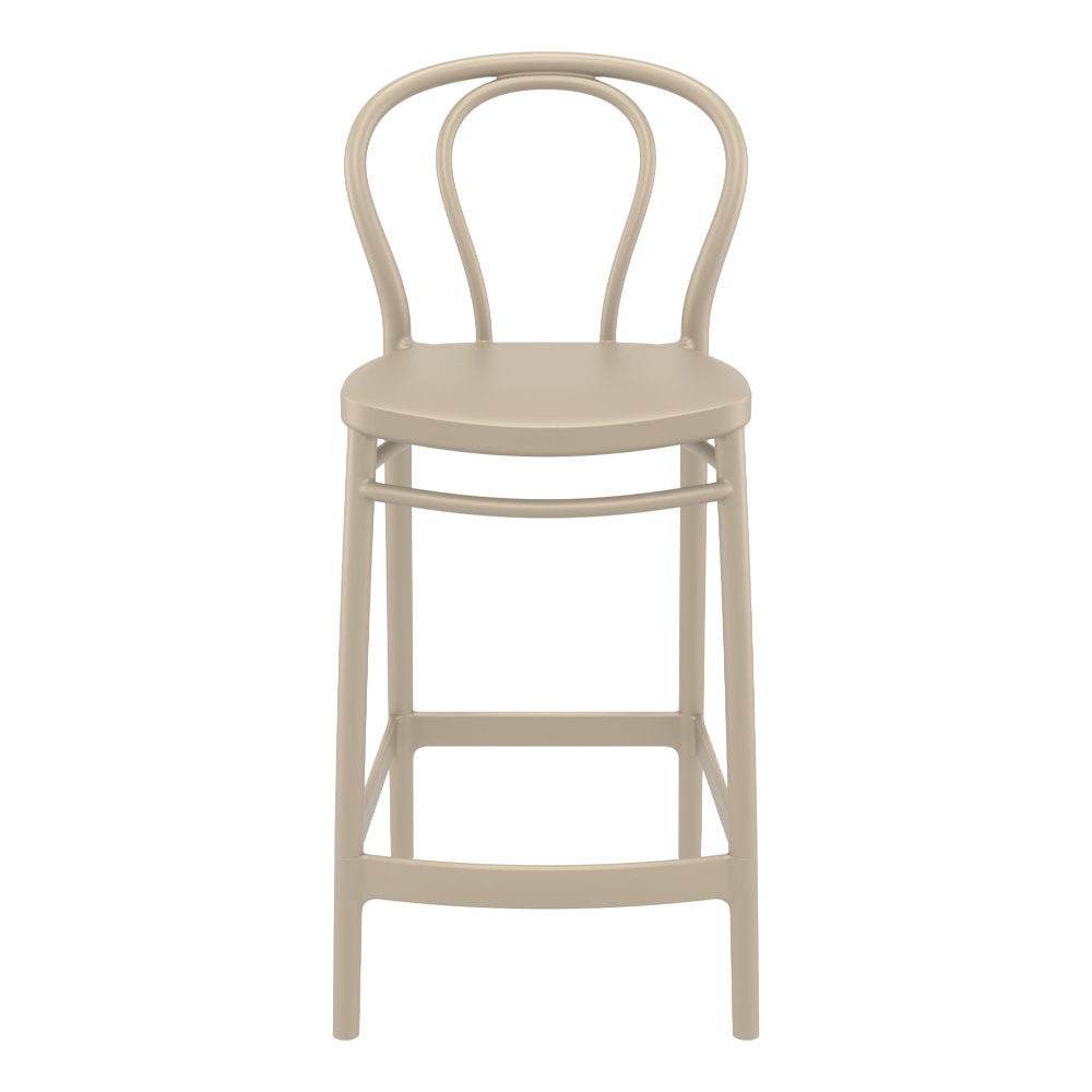 Compamia Victor Counter Stool Black/Dark Gray/Taupe/Olive Green/White - Set of 2