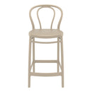 Compamia Victor Counter Stool Black/Dark Gray/Taupe/Olive Green/White - Set of 2
