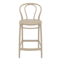 Compamia Victor Counter Stool Black/Dark Gray/Taupe/Olive Green/White - Set of 2