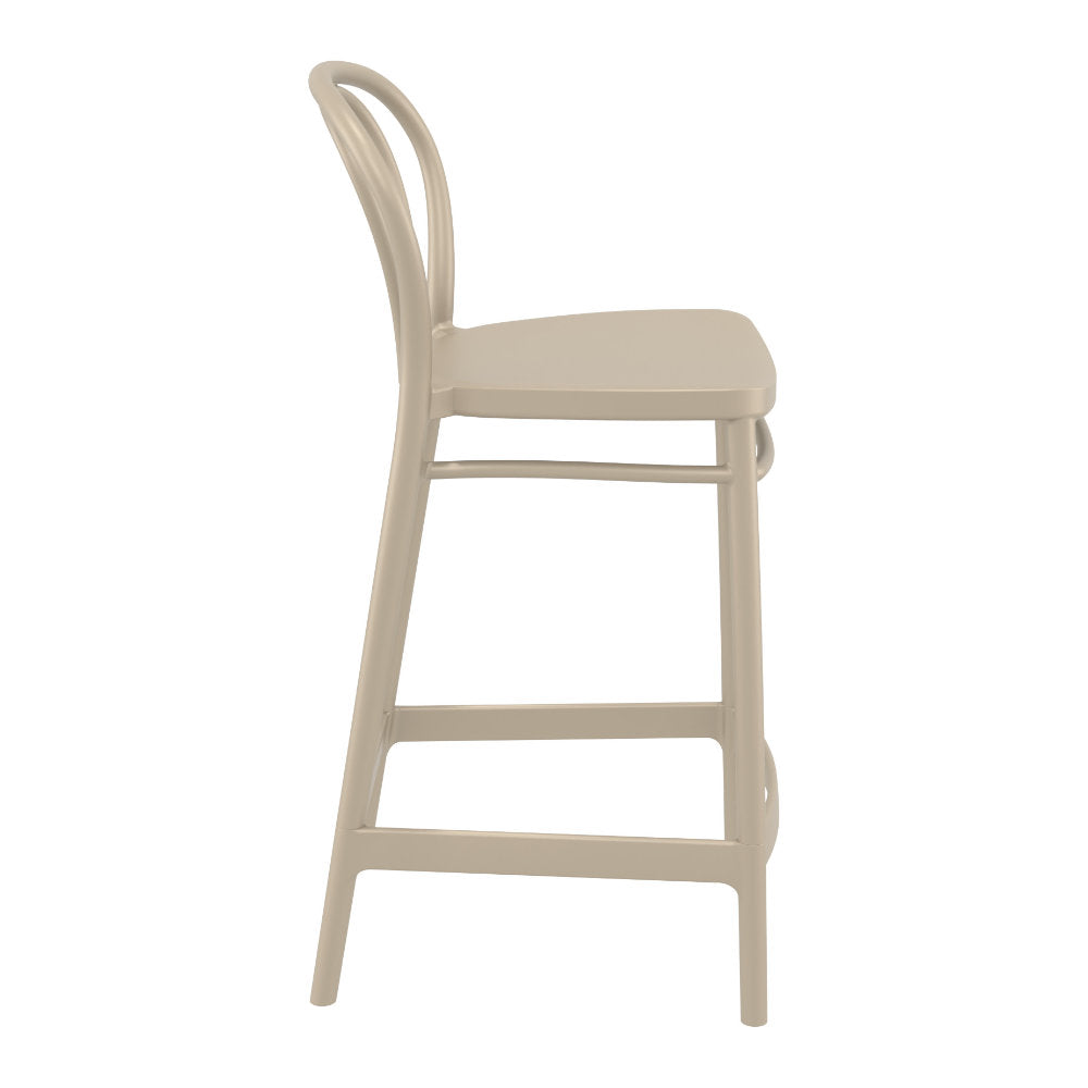 Compamia Victor Counter Stool Black/Dark Gray/Taupe/Olive Green/White - Set of 2