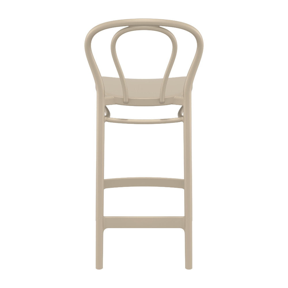 Compamia Victor Counter Stool Black/Dark Gray/Taupe/Olive Green/White - Set of 2