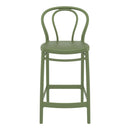 Compamia Victor Counter Stool Black/Dark Gray/Taupe/Olive Green/White - Set of 2