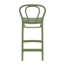 Compamia Victor Counter Stool Black/Dark Gray/Taupe/Olive Green/White - Set of 2