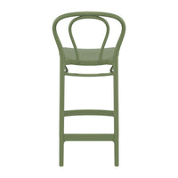 Compamia Victor Counter Stool Black/Dark Gray/Taupe/Olive Green/White - Set of 2