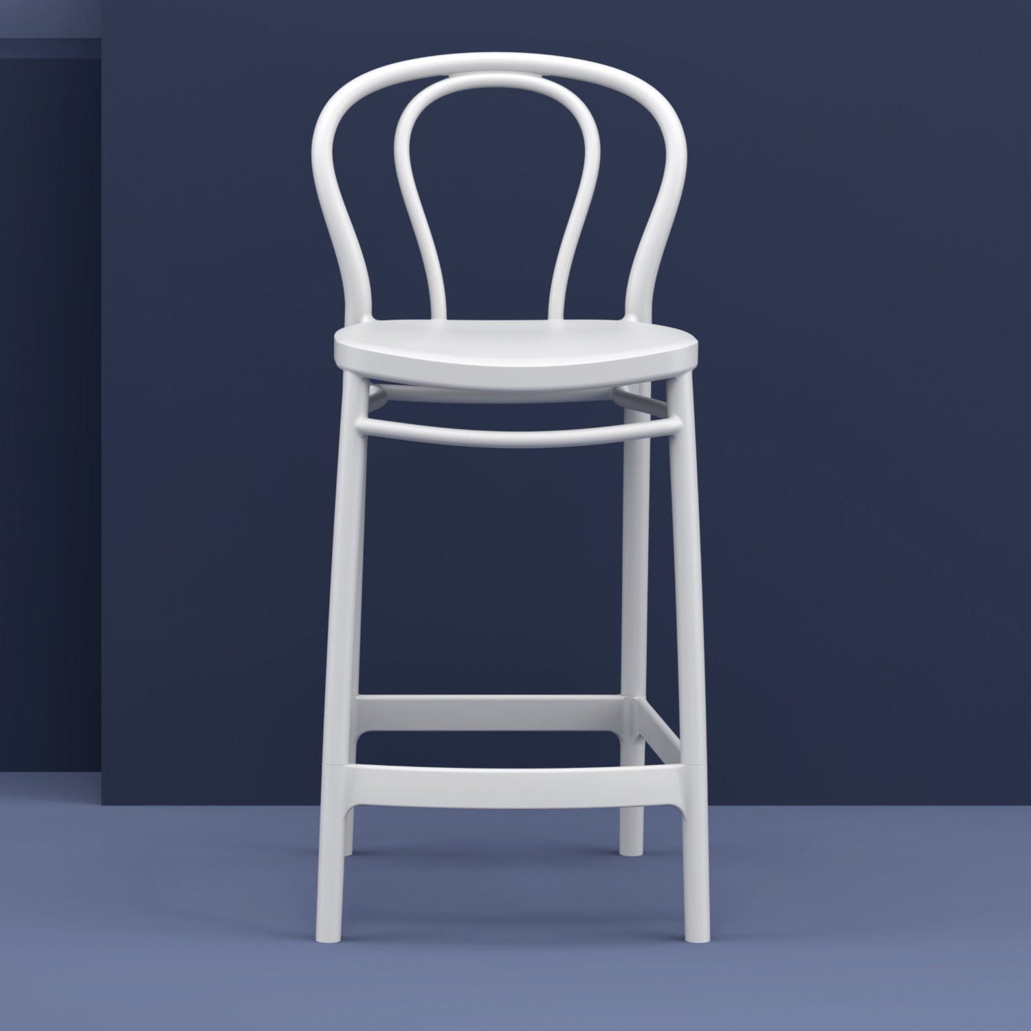 Compamia Victor Counter Stool Black/Dark Gray/Taupe/Olive Green/White - Set of 2