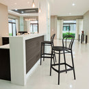 Compamia Victor Bar Stool Black/Dark Gray/Taupe/Olive Green/White - Set of 2