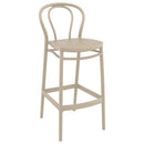 Compamia Victor Bar Stool Black/Dark Gray/Taupe/Olive Green/White - Set of 2