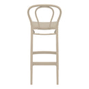 Compamia Victor Bar Stool Black/Dark Gray/Taupe/Olive Green/White - Set of 2