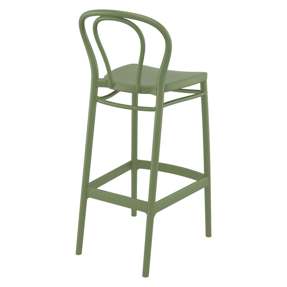 Compamia Victor Bar Stool Black/Dark Gray/Taupe/Olive Green/White - Set of 2