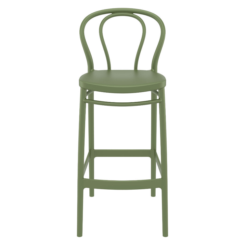 Compamia Victor Bar Stool Black/Dark Gray/Taupe/Olive Green/White - Set of 2
