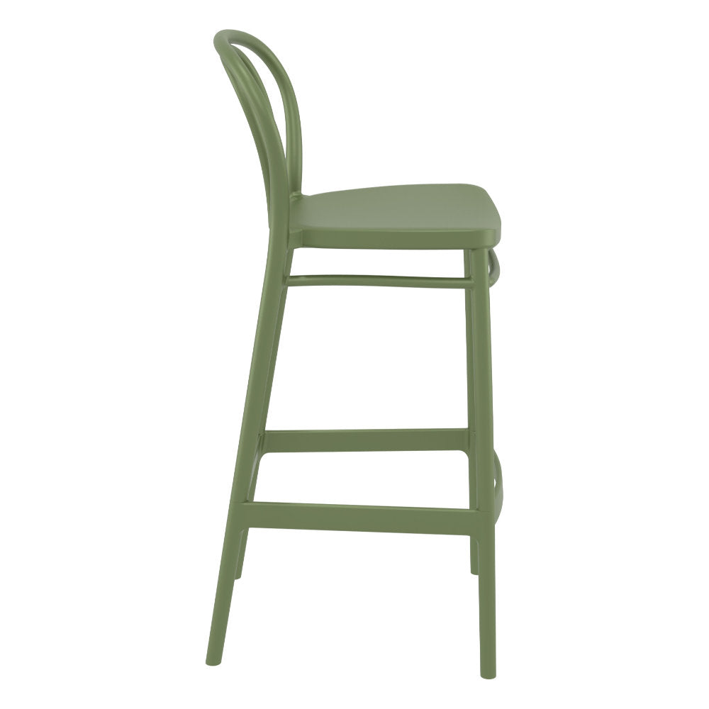 Compamia Victor Bar Stool Black/Dark Gray/Taupe/Olive Green/White - Set of 2