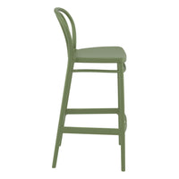 Compamia Victor Bar Stool Black/Dark Gray/Taupe/Olive Green/White - Set of 2