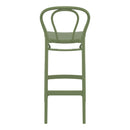 Compamia Victor Bar Stool Black/Dark Gray/Taupe/Olive Green/White - Set of 2