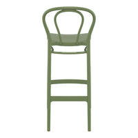 Compamia Victor Bar Stool Black/Dark Gray/Taupe/Olive Green/White - Set of 2