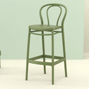 Compamia Victor Bar Stool Black/Dark Gray/Taupe/Olive Green/White - Set of 2