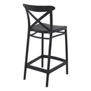 Compamia Cross Counter Stool Black/Dark Gray/Taupe/Olive Green/White - Set of 2