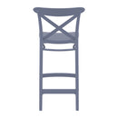 Compamia Cross Counter Stool Black/Dark Gray/Taupe/Olive Green/White - Set of 2