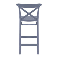 Compamia Cross Counter Stool Black/Dark Gray/Taupe/Olive Green/White - Set of 2
