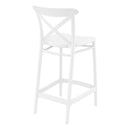 Compamia Cross Counter Stool Black/Dark Gray/Taupe/Olive Green/White - Set of 2