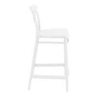 Compamia Cross Counter Stool Black/Dark Gray/Taupe/Olive Green/White - Set of 2
