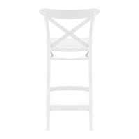 Compamia Cross Counter Stool Black/Dark Gray/Taupe/Olive Green/White - Set of 2