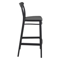 Compamia Cross Bar Stool Black/Dark Gray/Taupe/Olive Green/White - Set of 2