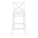 Compamia Cross Bar Stool Black/Dark Gray/Taupe/Olive Green/White - Set of 2