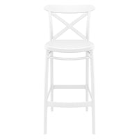 Compamia Cross Bar Stool Black/Dark Gray/Taupe/Olive Green/White - Set of 2