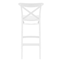 Compamia Cross Bar Stool Black/Dark Gray/Taupe/Olive Green/White - Set of 2