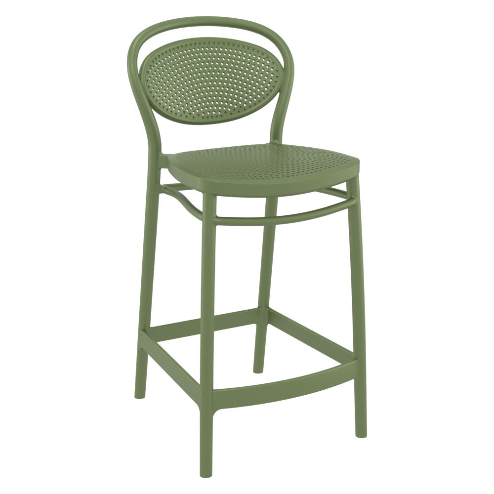 Compamia Marcel Counter Stool Black/Dark Gray/Taupe/Olive Green/White/Marsala - Set of 2