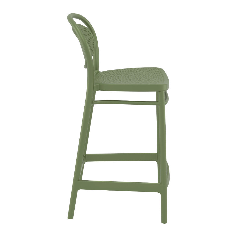 Compamia Marcel Counter Stool Black/Dark Gray/Taupe/Olive Green/White/Marsala - Set of 2