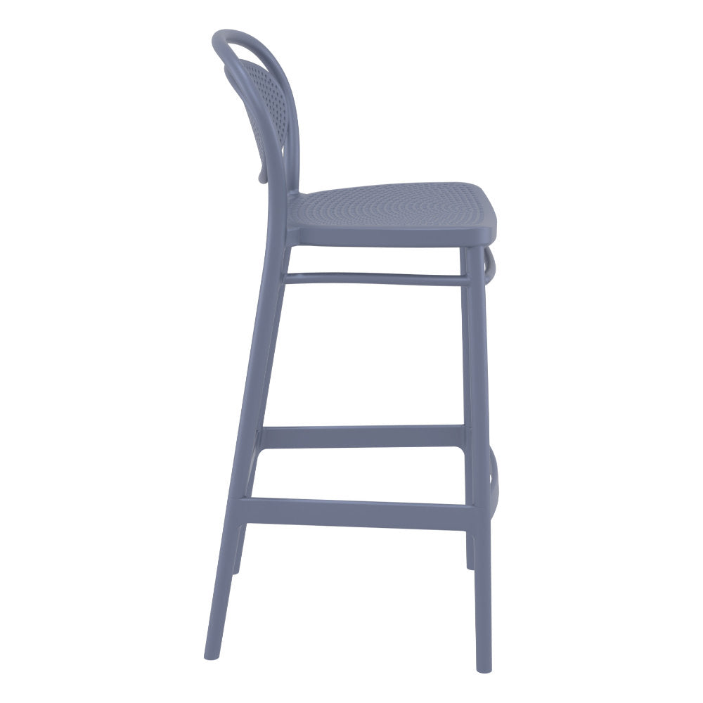 Compamia Marcel Bar Stool Black/Dark Gray/Taupe/Olive Green/White/Marsala - Set of 2