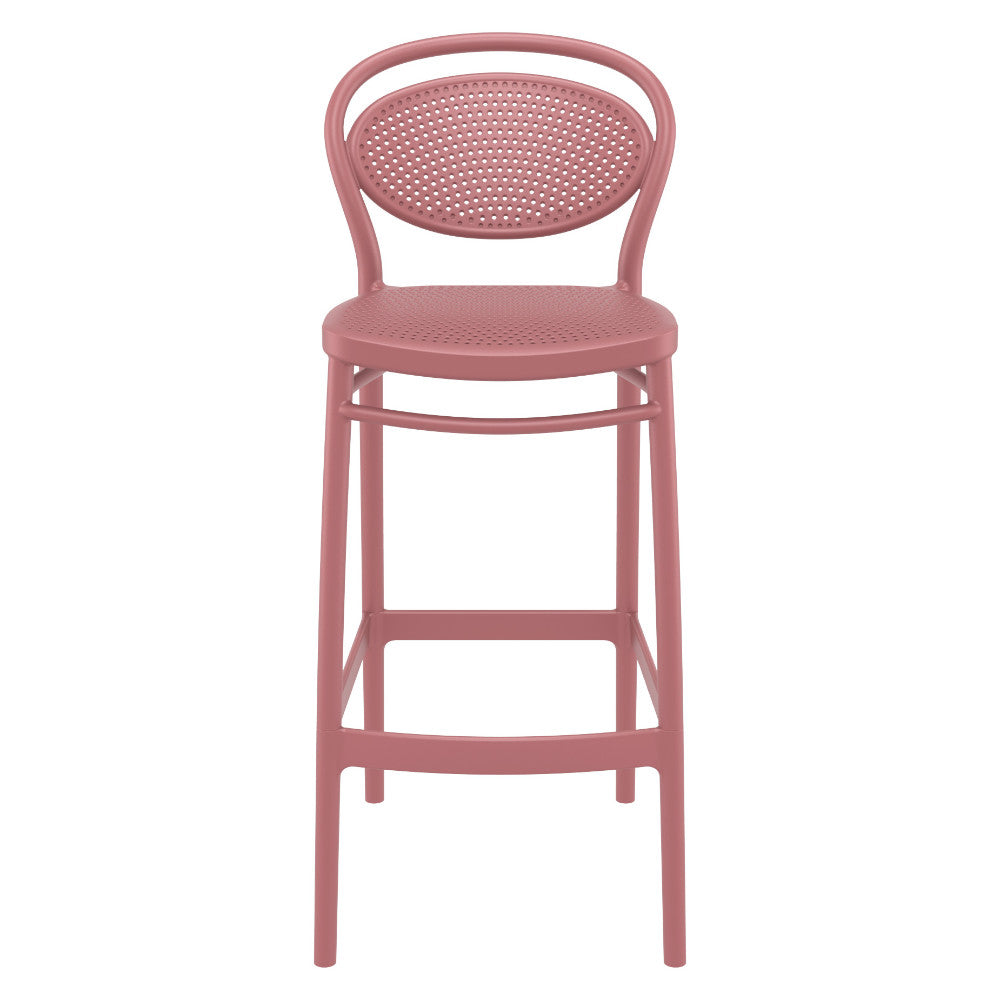 Compamia Marcel Bar Stool Black/Dark Gray/Taupe/Olive Green/White/Marsala - Set of 2