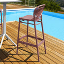 Compamia Marcel Bar Stool Black/Dark Gray/Taupe/Olive Green/White/Marsala - Set of 2