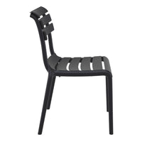 Compamia Helen Resin Outdoor Chair In Black/Dark Gray/Taupe/Marsala/Olive Green/White - Set of 2