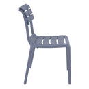 Compamia Helen Resin Outdoor Chair In Black/Dark Gray/Taupe/Marsala/Olive Green/White - Set of 2