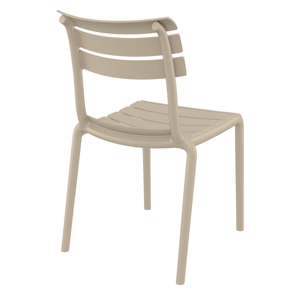 Compamia Helen Resin Outdoor Chair In Black/Dark Gray/Taupe/Marsala/Olive Green/White - Set of 2