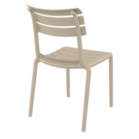 Compamia Helen Resin Outdoor Chair In Black/Dark Gray/Taupe/Marsala/Olive Green/White - Set of 2