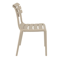Compamia Helen Resin Outdoor Chair In Black/Dark Gray/Taupe/Marsala/Olive Green/White - Set of 2
