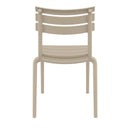Compamia Helen Resin Outdoor Chair In Black/Dark Gray/Taupe/Marsala/Olive Green/White - Set of 2