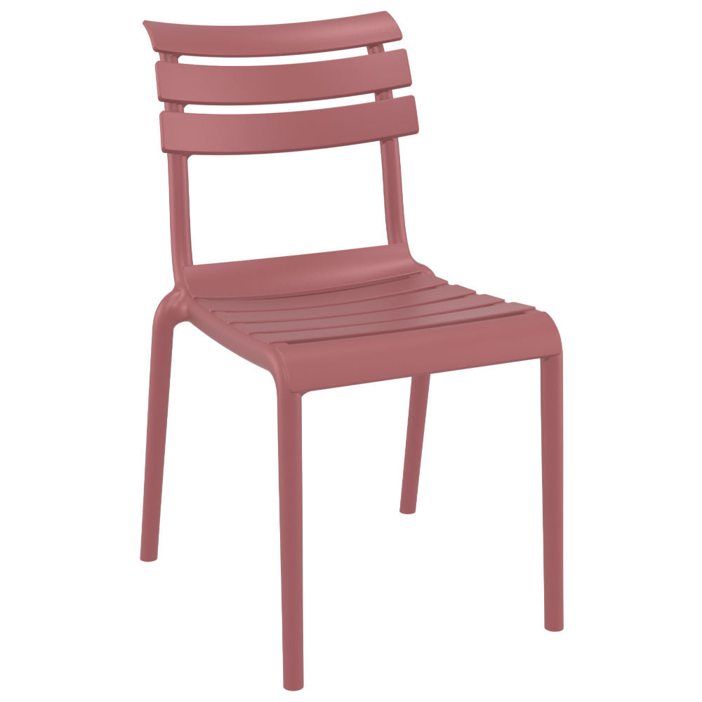 Compamia Helen Resin Outdoor Chair In Black/Dark Gray/Taupe/Marsala/Olive Green/White - Set of 2