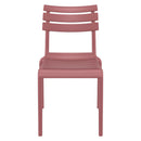 Compamia Helen Resin Outdoor Chair In Black/Dark Gray/Taupe/Marsala/Olive Green/White - Set of 2