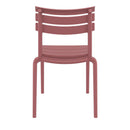 Compamia Helen Resin Outdoor Chair In Black/Dark Gray/Taupe/Marsala/Olive Green/White - Set of 2